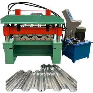 China 1220mm Floor Decking Roll Forming Machine CE Floor Tile Making Machine supplier