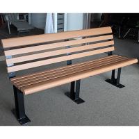 China Wood Plastic WPC Bench Waterproof WPC Garden Chair Low maintenance on sale