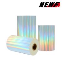 China 21mic Holographic Dazzling Thermal Lamination Film For Packaging Decoration on sale