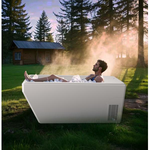 All In One Ice Bath Chiller Machine 610W With Wifi App Control Acrylic Insulated Cover