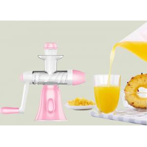 China Low Speed Slow Juice Maker Manual Orange Ginger / Apple / Mulberry Juicer supplier
