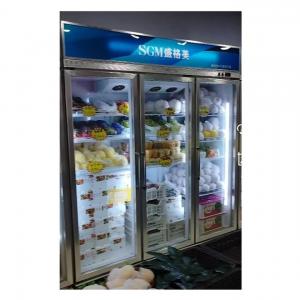 China Customized Fruit And Vegetable Display Cooler Refrigerator with LED Lighting supplier