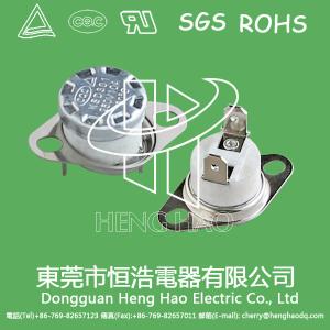 China Disc Type KSD Bimetal Thermostat , Electric Water Heater Bimetal Thermal Switch supplier