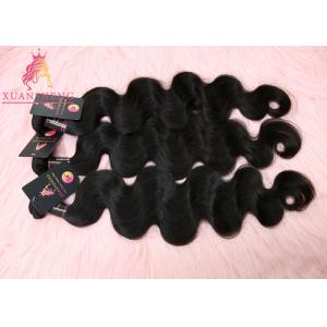 China Black Virgin Indian Hair, Body Wave Hair Weave Bundle, Indian Hair Extension supplier