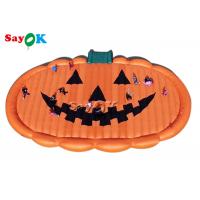 China Customized Outdoor Inflatable Pumpkin Jumping Pad For Kids on sale