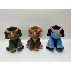 China Three Color Sitting Dinosaur Super Softer Material Baby like Kids Like supplier