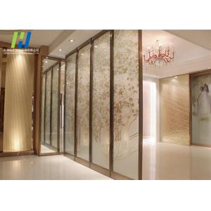 ROHS Decorative Architectural Glass EN12150 Shower Door Glass