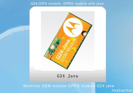 Motorola GPS GSM module GPRS module G24 java