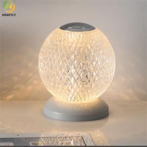 China USB Wireless LED Bedroom Bedside Table Lamp Modern Moon Night Lights supplier