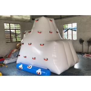 Outdoor PVC Inflatable Iceberg Water Toys For Park
