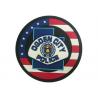 China Ogden City Police Promotion 2D Custom Plastic Coasters Silicon wholesale