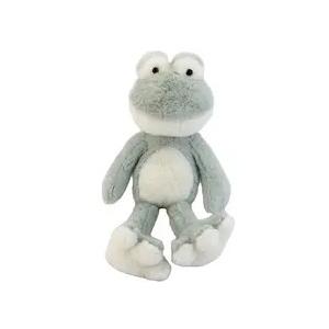 China Creative Fluffy Soft Frog Stuffed Animal Gift Toy Hand Craft Green Plush Frog Toy ODM OEM supplier