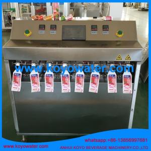 China liquid filling packing machine juice/milk/sachet water production line price supplier
