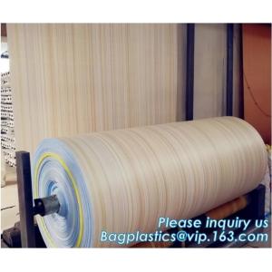 pp woven fabric in roll，Virgin new material/White woven bag rolls / PP woven tubular fabric for making rice, fertilizer,