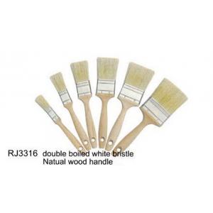 Lacquered Wood Handle Paint Brush House White Pure Bristle Paint Brush