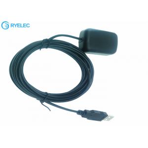 Receptor encaixado de Globalsat USB GPS da antena de GPS GlONASS do preto da montagem