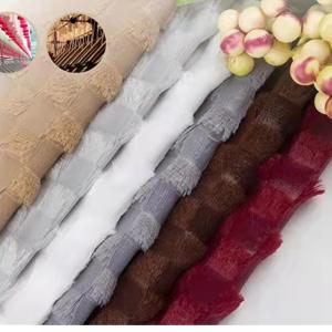 China Recycled Free Sample Custom Style Knit Polyester OEM Flocking Short Plush Check Plain Fabric on sale