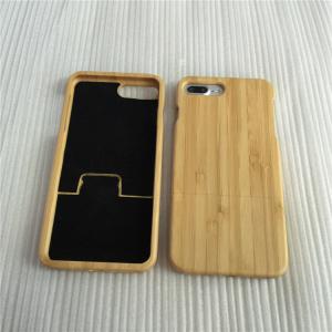 Professional Engraving iPhone 7 Plus / iPhone 8 Plus Wood Case Anti - Fingerprints Type