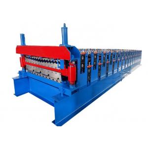 China Cutting Galvanized Corrugated Metal Sheet Roofing Wall Panel Roll Forming Machine supplier