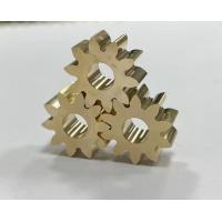 China Smooth Small Brass Gears , 10 Tooth Spur Gear For R / C Servo Motors for sale