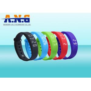 USB Port HF Rfid Tags , Sport Rfid Silicone Wristbands with FM1108 chip