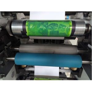 China SR-320-4 Automatic Roll-On Roll-Off 4-Color Flexo Lamination Die Cutting Slitting Machine Gear Core Component for Paper Stack wholesale