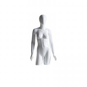 China Fiberglass Lingerie Mannequin Half Body For Underwear Display supplier