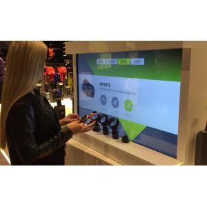 China Smart Digital Interactive Retail Displays Data Collection With Advertisement Video supplier