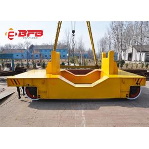 China Heat Resistant Battery Driven Rail Ladle Transfer Cart supplier