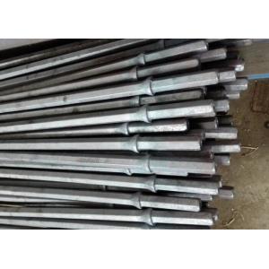 China Hard Rock Drill Rods Carbon Steel Material Plug Hole Integral Drill Steel supplier