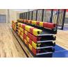 Portable Unit Platfrom Retractable Bleacher Seating Spectator For Gymnasium