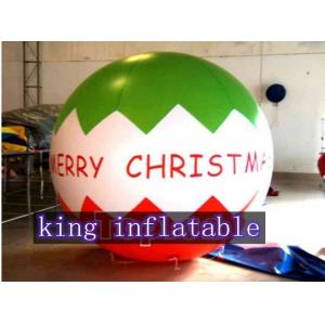 China Christmas Advertising Inflatable Balloon 3M Diameter PVC For Promotion supplier