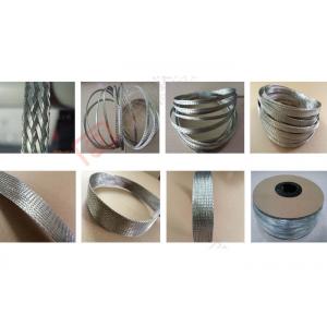 Round Copper Wire Stainless Steel Braided Sleeving For Cable Shielding / Conducting