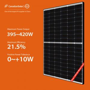 Canadian Solar Panel Monocrystalline 395W 400W 405W 410W 415W 420W China Solar Panel