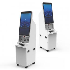 Cash Payment Touch Screen Kiosks Terminal Bill Acceptor Ticket Vending Machine