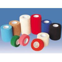 China 4.5-5m Medical Surgical Bandages Red Medical Use Adhesive Elastic Bandage on sale