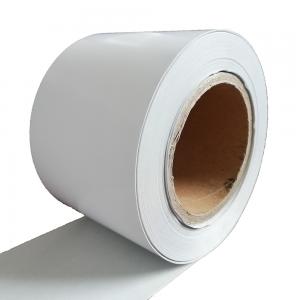 China Yellow Sillicon Liner 1000m 95G Compostable Adhesive Labels wholesale