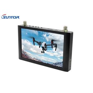 China Récepteur de la fréquence ultra-haute COFDM de VHF de HD 1080P affichage à cristaux liquides de 9 pouces avec la double antenne, 1,5 kilogrammes de poids supplier