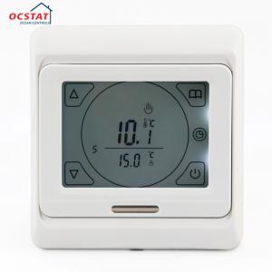 China Weekly Programmable Touch Screen Temperature Digital Room Thermostat 230VAC supplier