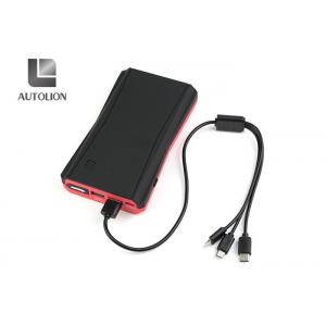 China Quick Charge Car Jump Start Battery 3.0 & USB  500A Peak 10800mAh Phone Power Bank supplier