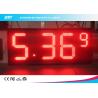 China Red Semi Outdoor Led Gas Price Display With High Brightness 5000cd/sqm wholesale