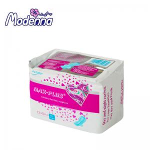 China Max Plus Heavy Thick Disposable Sanitary Pads Overnight Sanitary Napkins supplier