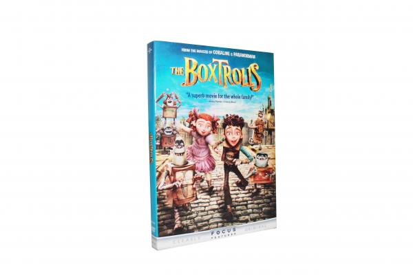 Free DHL Shipping@New HOT Disney DVD Movies Cartoon Moveis The Boxtrolls