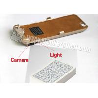 China Iphone 6 Golden Plastic Charger Case Poker Scanner With Micro Camera on sale