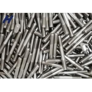 Zinc Plated Plain / Metal Threaded Rod For Water Treatment Systems