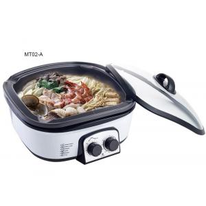 China 1200W Electric Multi Cooker , Stainless Steel Multi Cooker Brushed Stainless Steel Exterior supplier