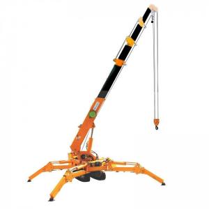 China Yanmar Diesel Engine Electric Mini Spider Crane 3 Ton Load Capacity supplier