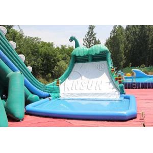 China Dinosaur Theme Blow Up Water Park , Customized Size Inflatable Aqua Park supplier