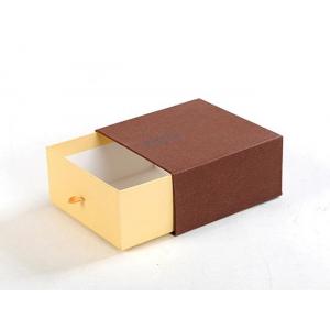 Pure Color Paper Drawer Boxes Kraft Drawer Box  Shoes And Suit Packing