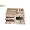 China Organizador de vidro Box With Partition da mesa de três camadas nenhum multi funcional da tampa wholesale
